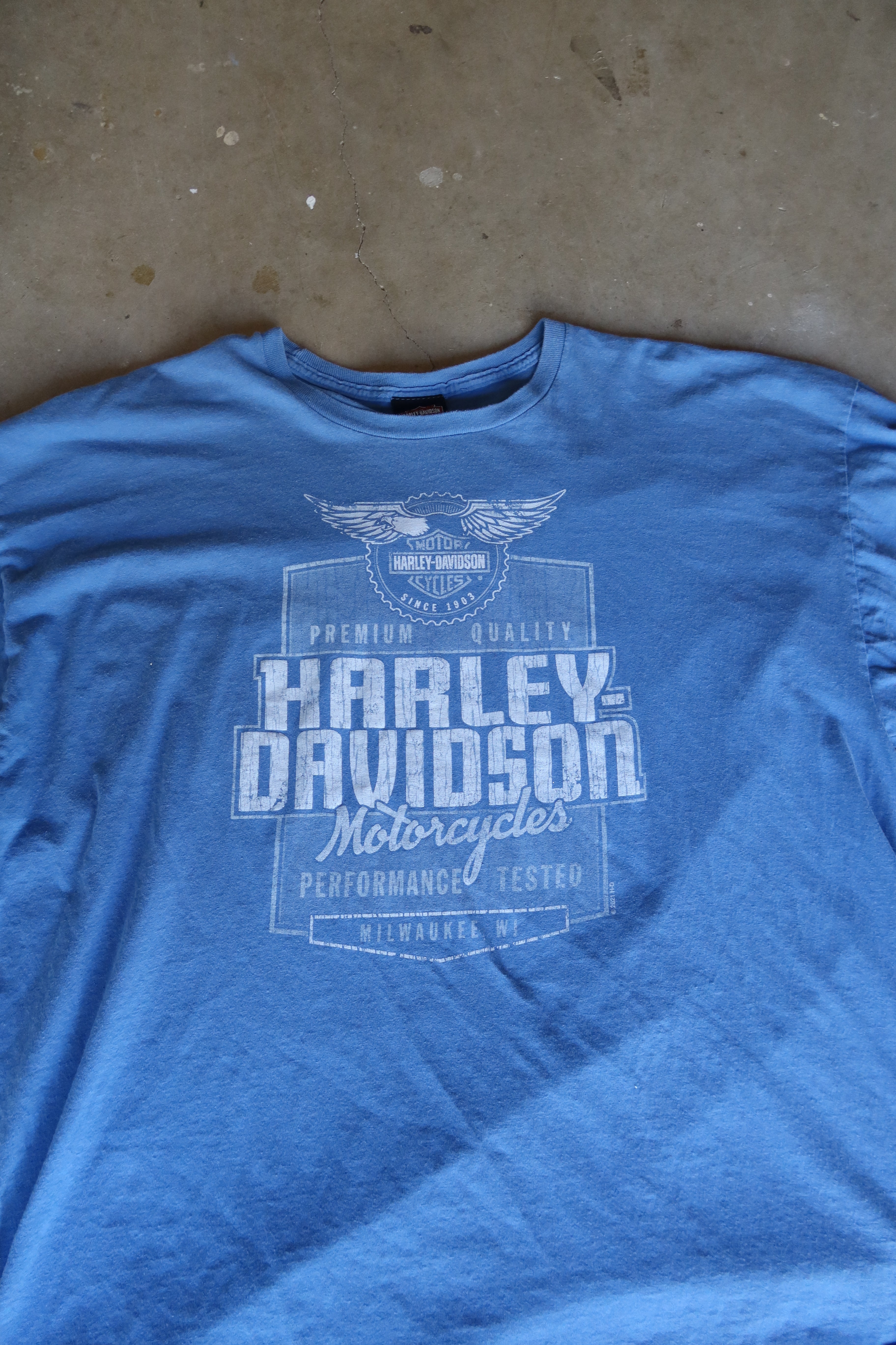 Vintage blue Harley-Davidson / XL