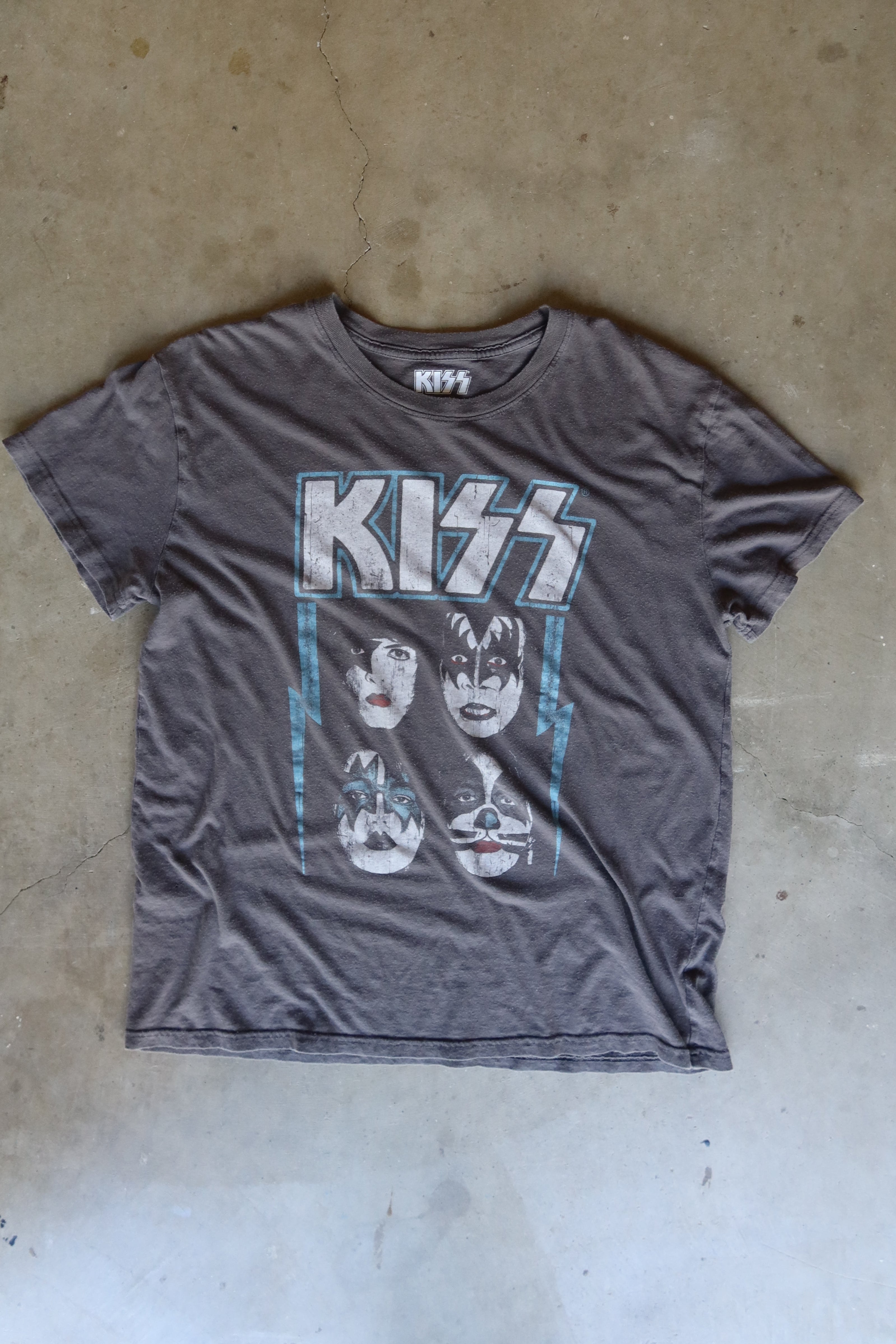 KISS the iconic faces of the band / 2XL