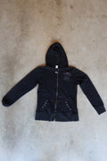 Women’s Harley-Davidson Rhinestone Skull Zip-Up Hoodie (2000s) / S