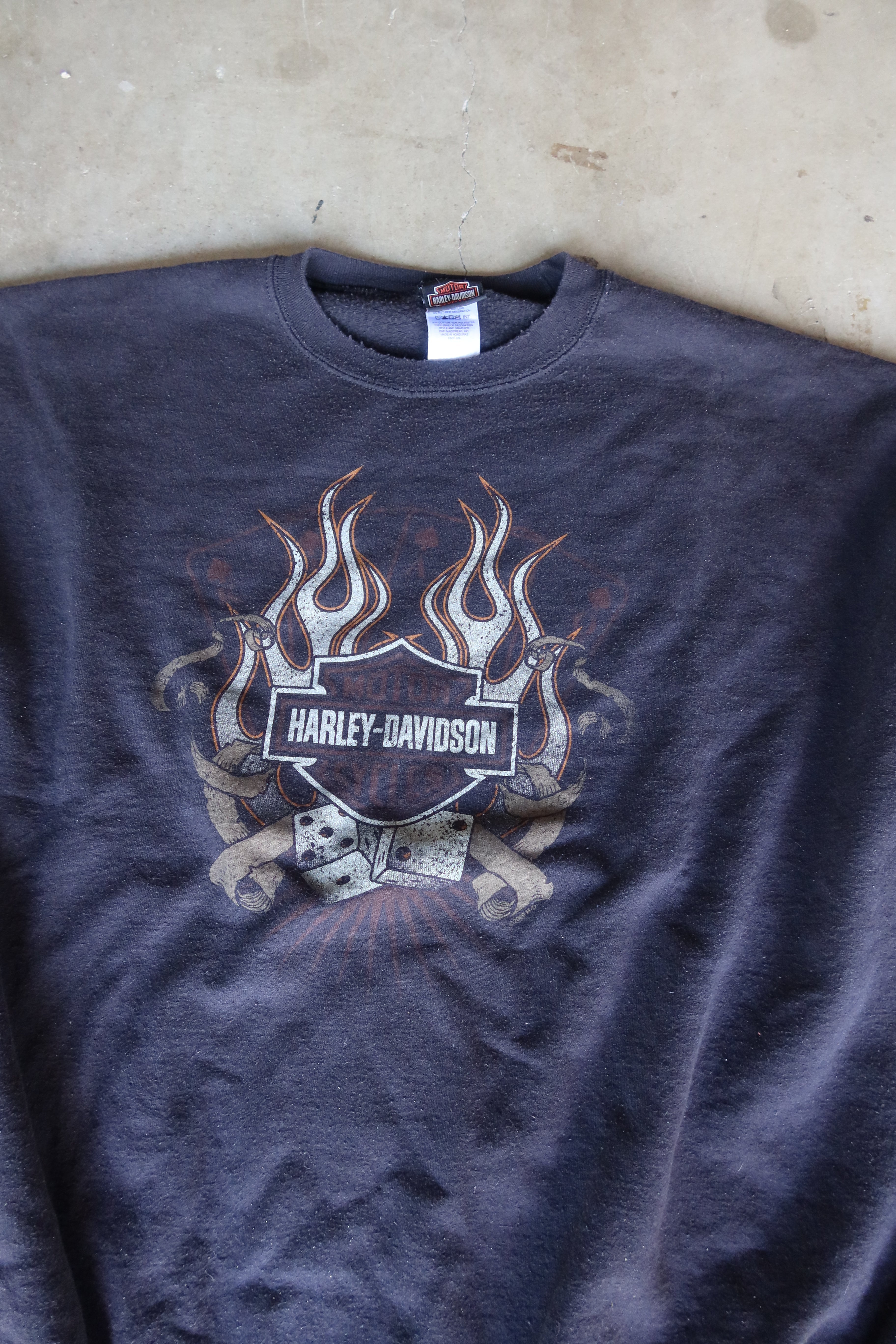 Vintage Harley-Davidson Flame Crewneck Sweatshirt (2000s)