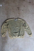 Vintage Faded Olive Crewneck Sweatshirt (1990s)