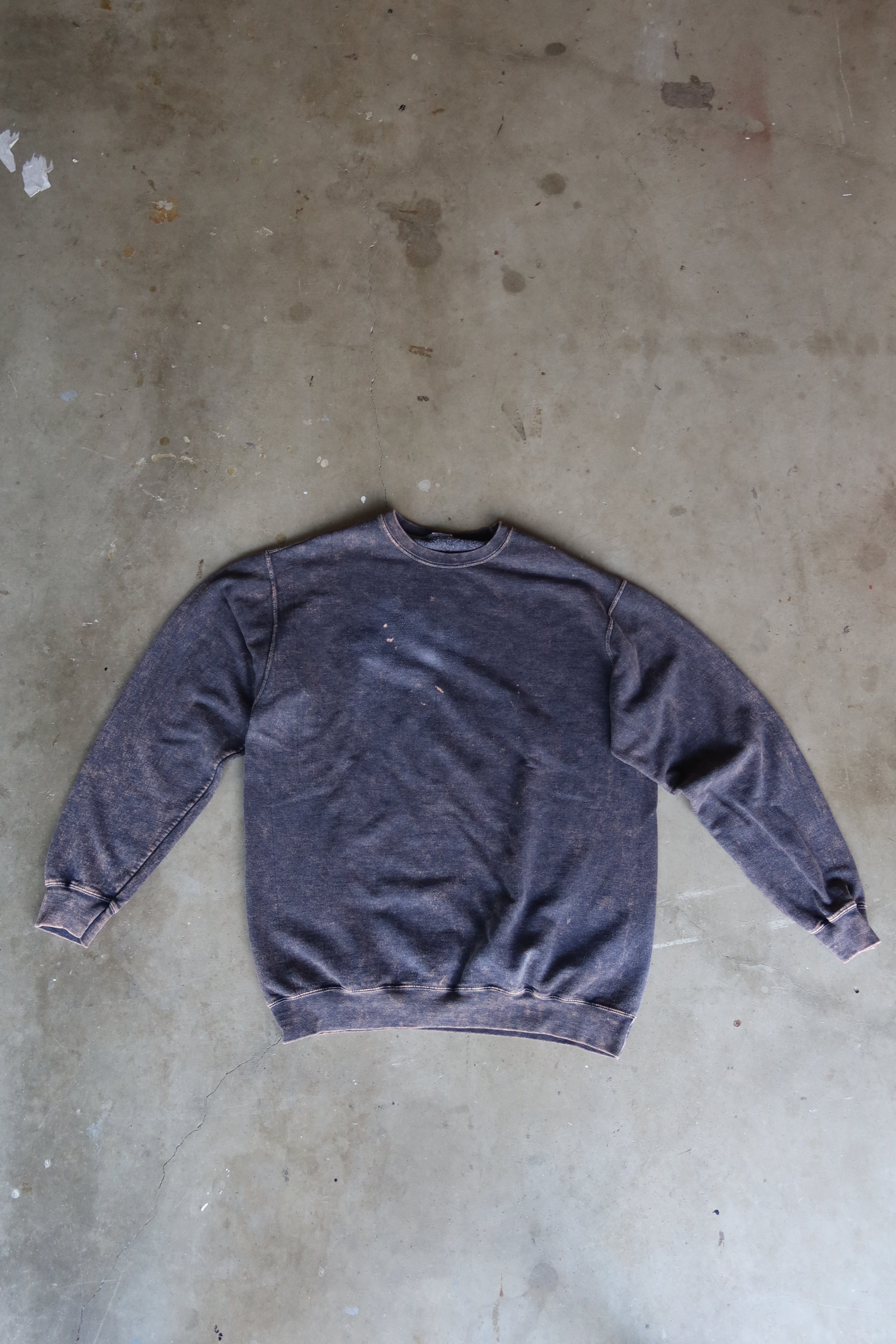 Vintage Faded Black Crewneck Sweatshirt