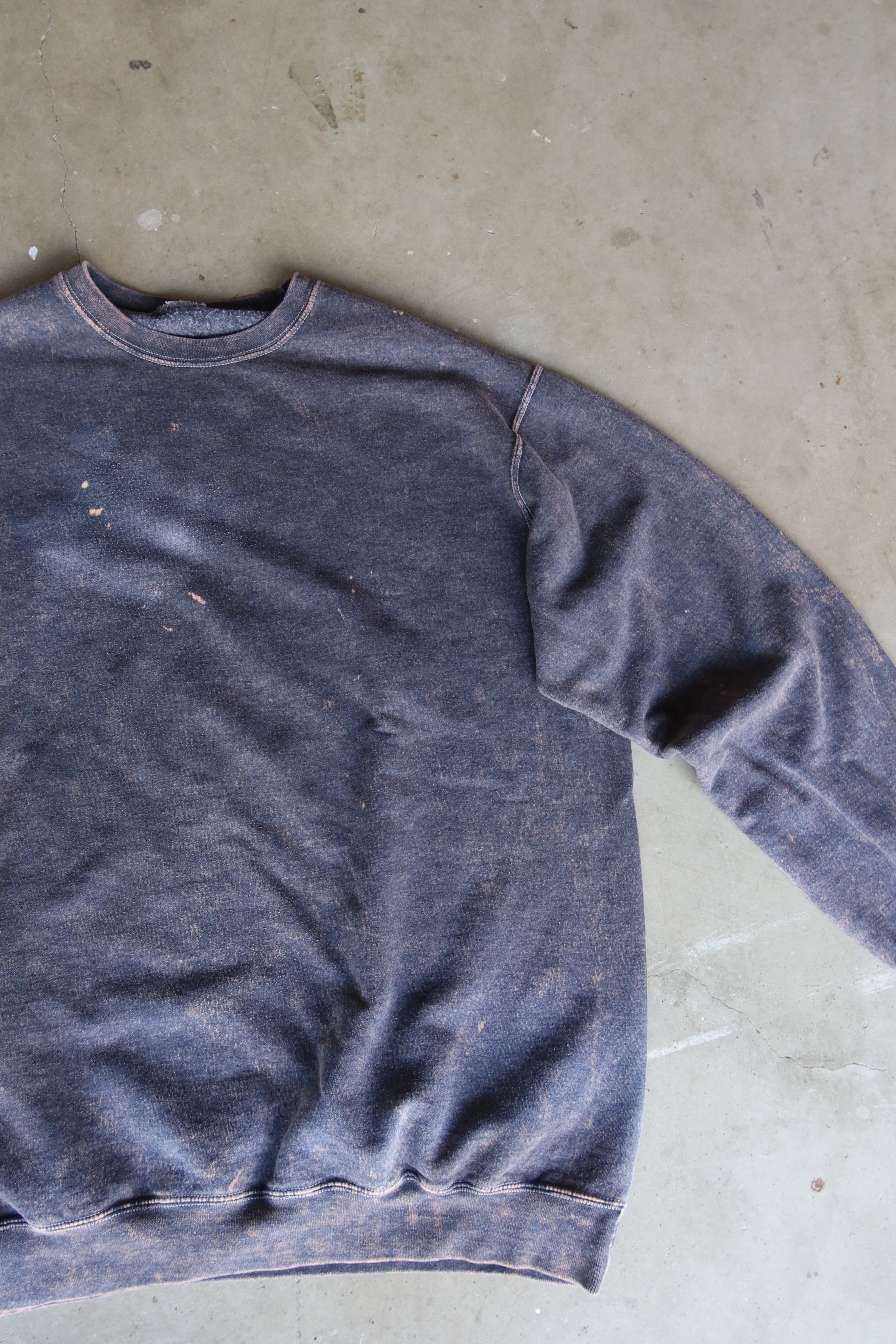 Vintage Faded Black Crewneck Sweatshirt