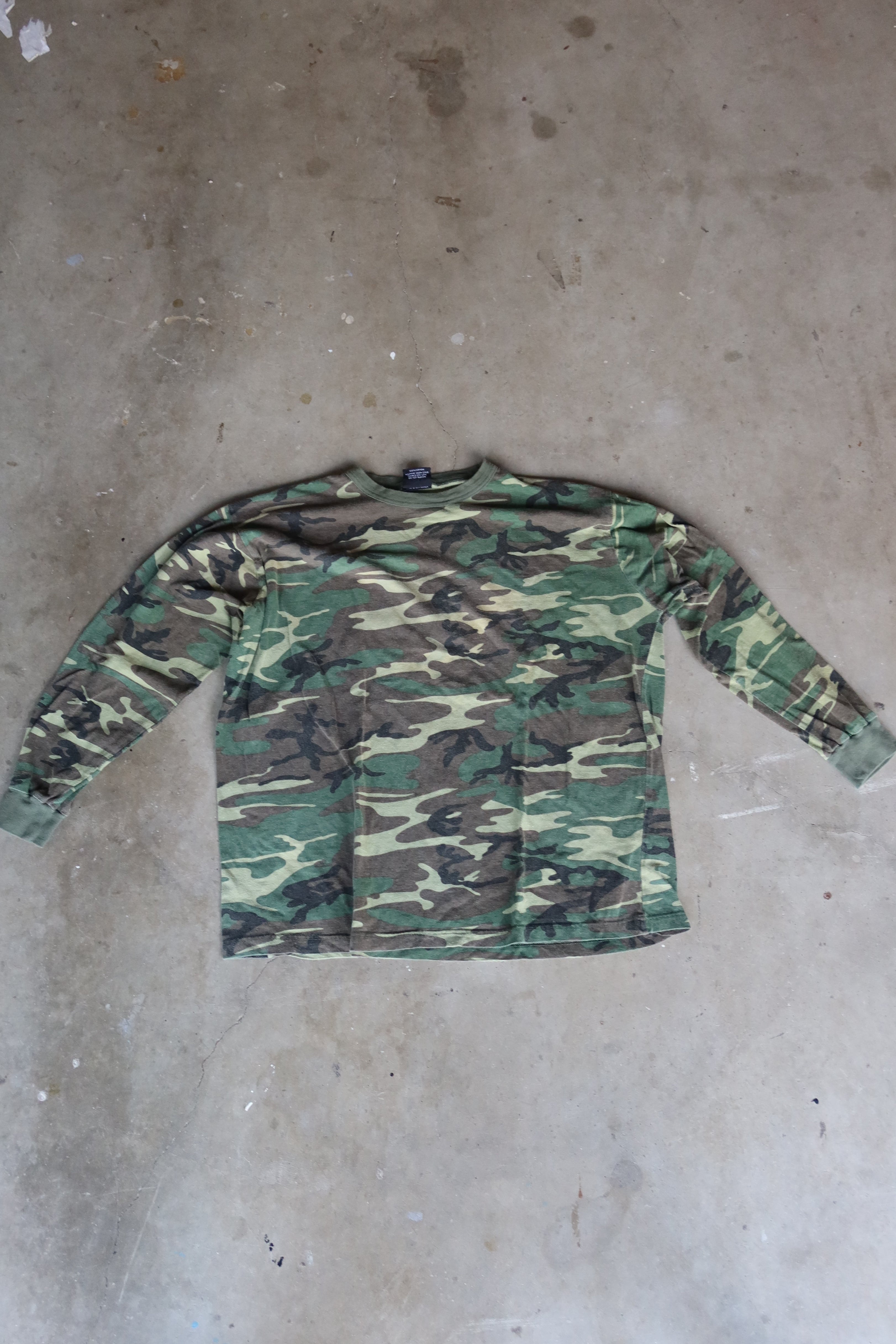 Vintage Camo Long Sleeve Shirt (1990s)