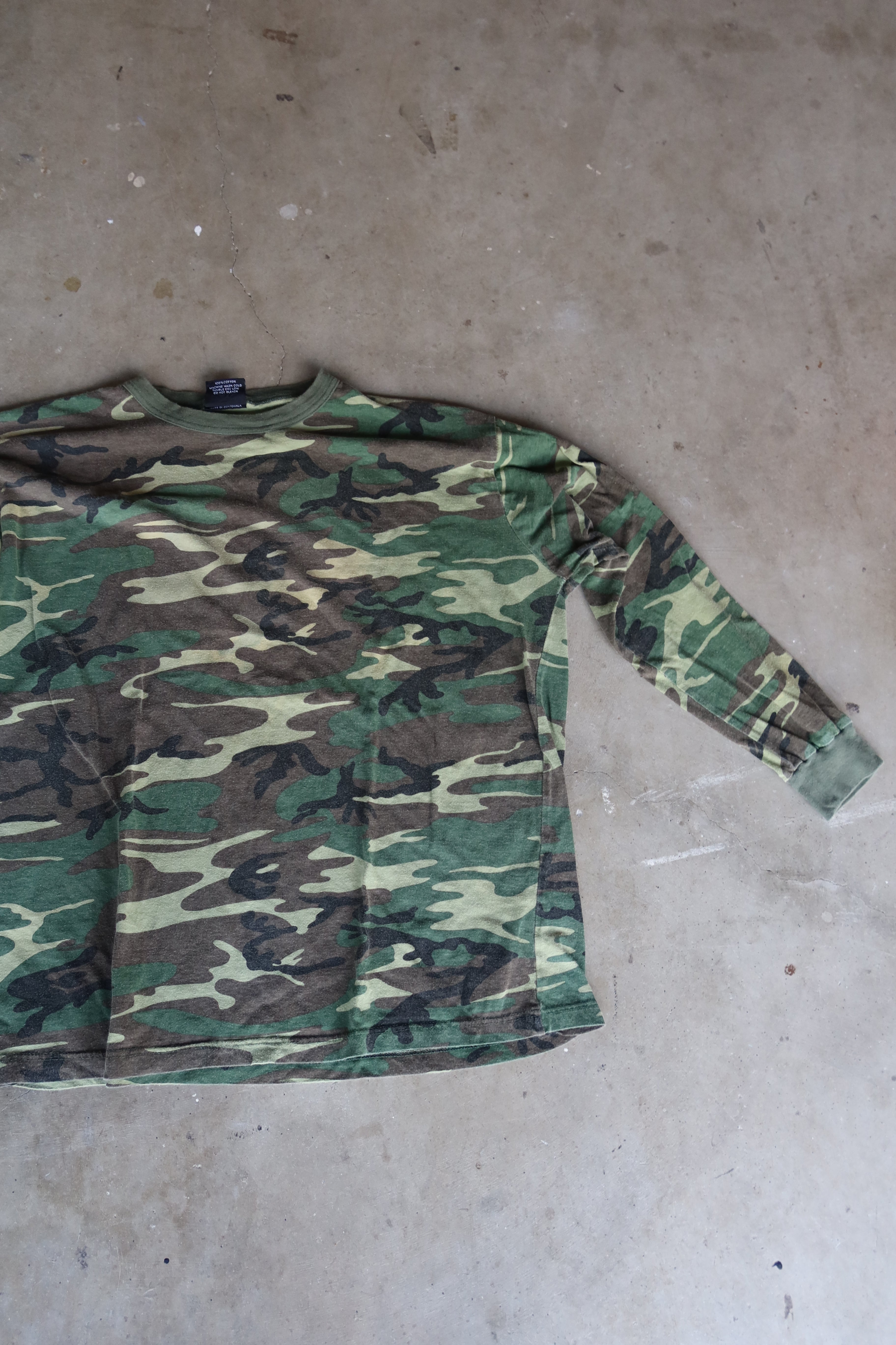 Vintage Camo Long Sleeve Shirt (1990s)