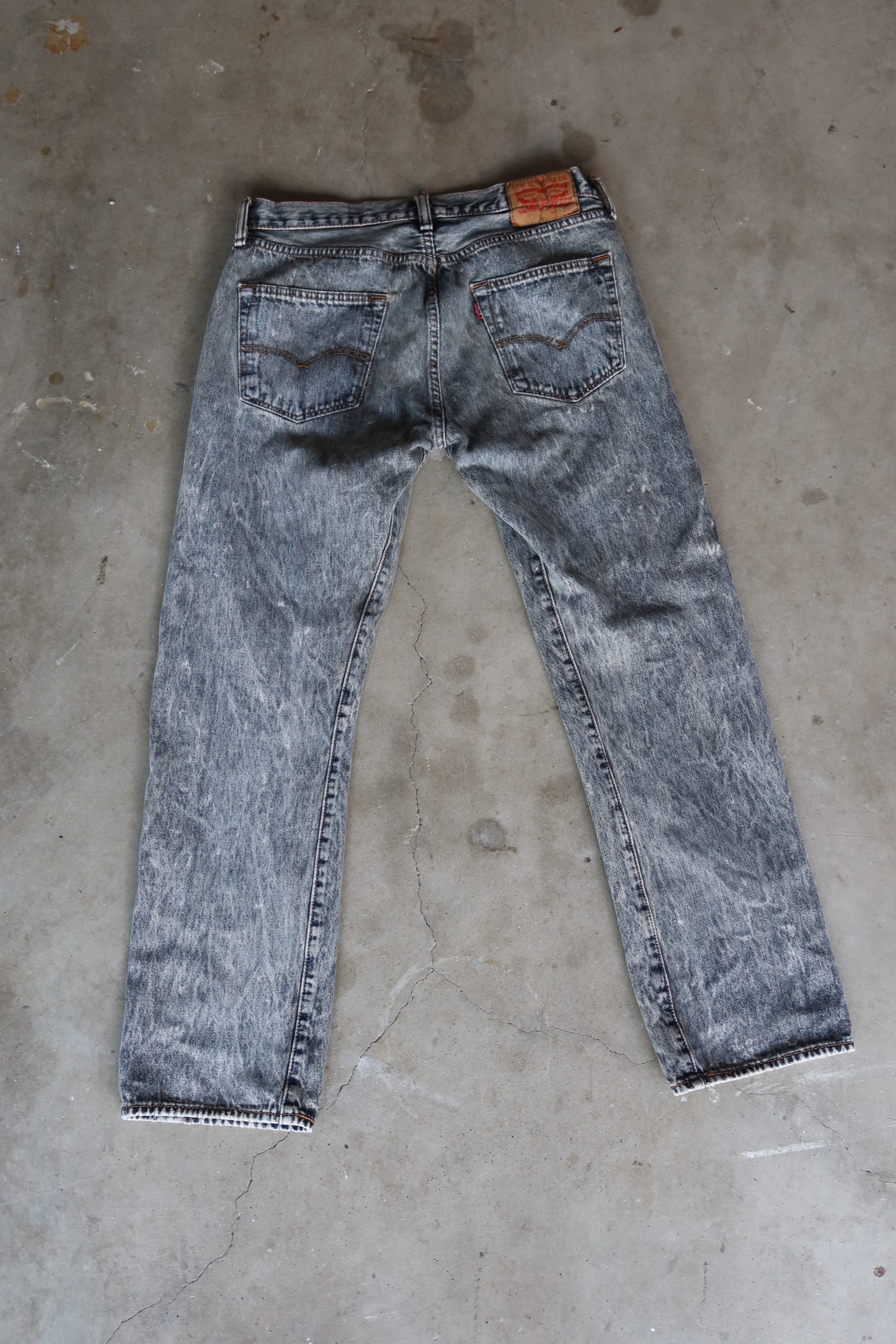 Vintage Acid Wash Levi Jeans (Late 1980s–Early 1990s)