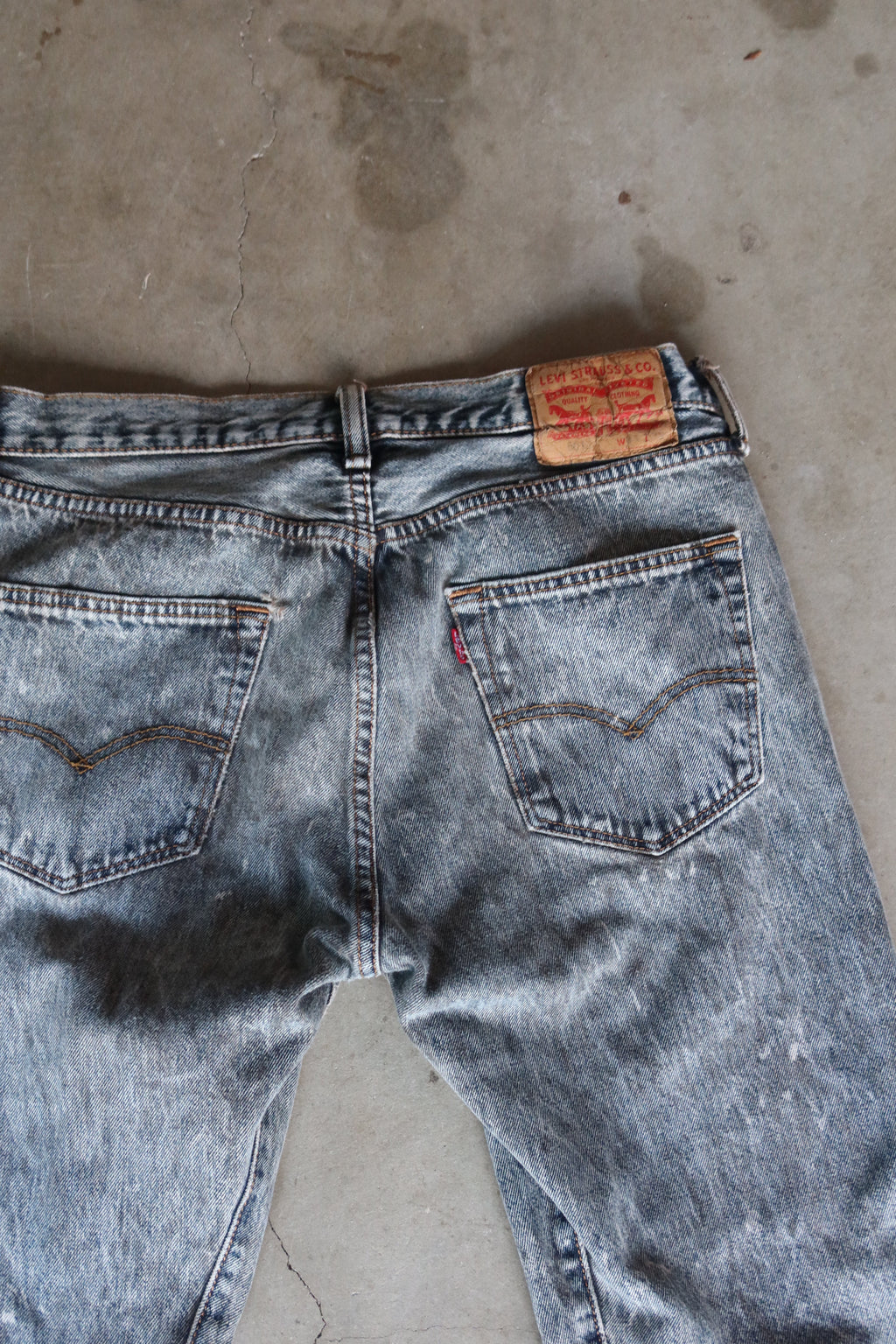 Vintage Acid Wash Levi Jeans (Late 1980s–Early 1990s)
